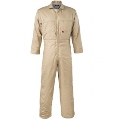 FR Contractor Coverall - Khaki/Tan 7 oz. Indura Ultra-Soft Fabric